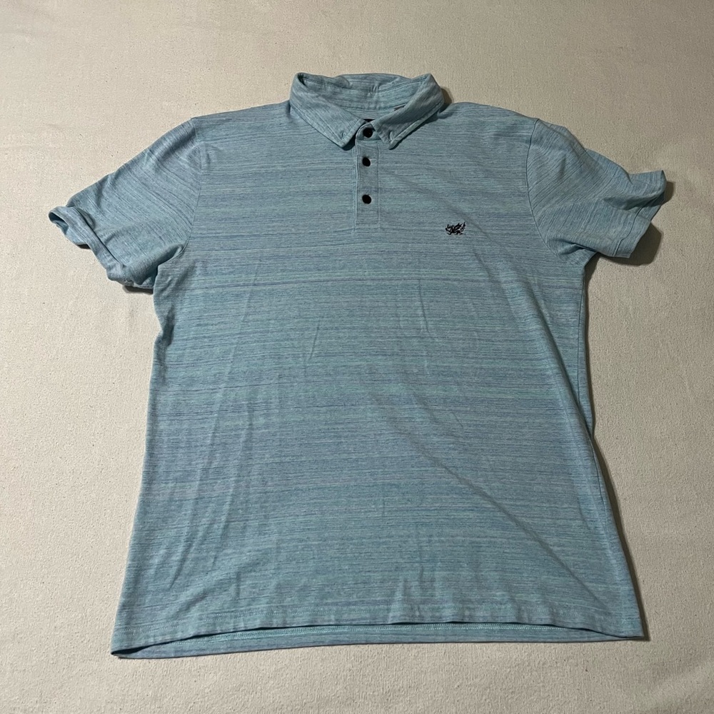 Lords of Harlech Mens Polo Blue‎ Shirt US Size Large